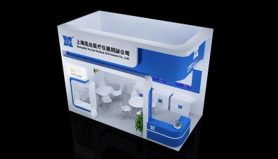 现代医疗器材展厅3D模型下载